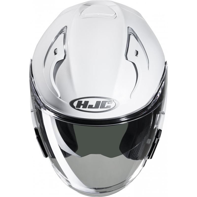 Cască de motocicletă deschisă HJC RPHA 31 Solid pearl white