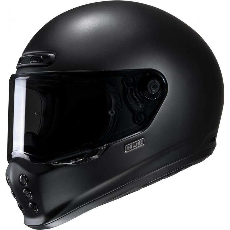 Casca moto integrala HJC V10 Solid semiplata neagra