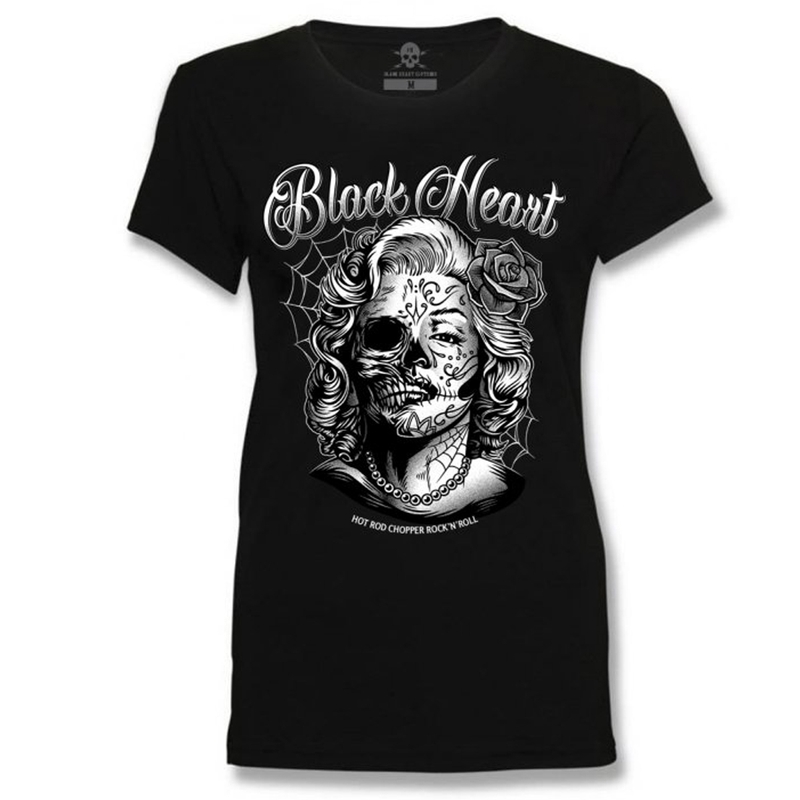 Tricou dama Black Heart Dirty Queen