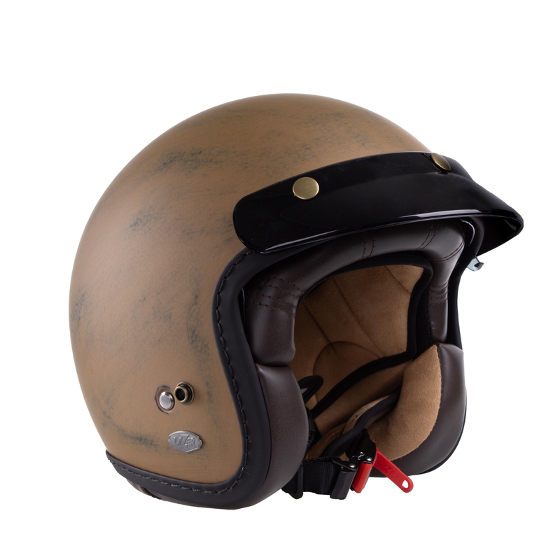 Cască de motocicletă deschisă Lazer Mambo Evo Cafe Racer maro mată lichidare
