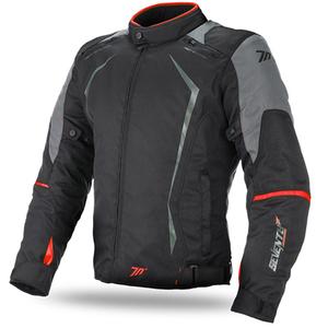 Geacă de motocicletă SEVENTY DEGREES SD-JR47 negru-gri-roșu