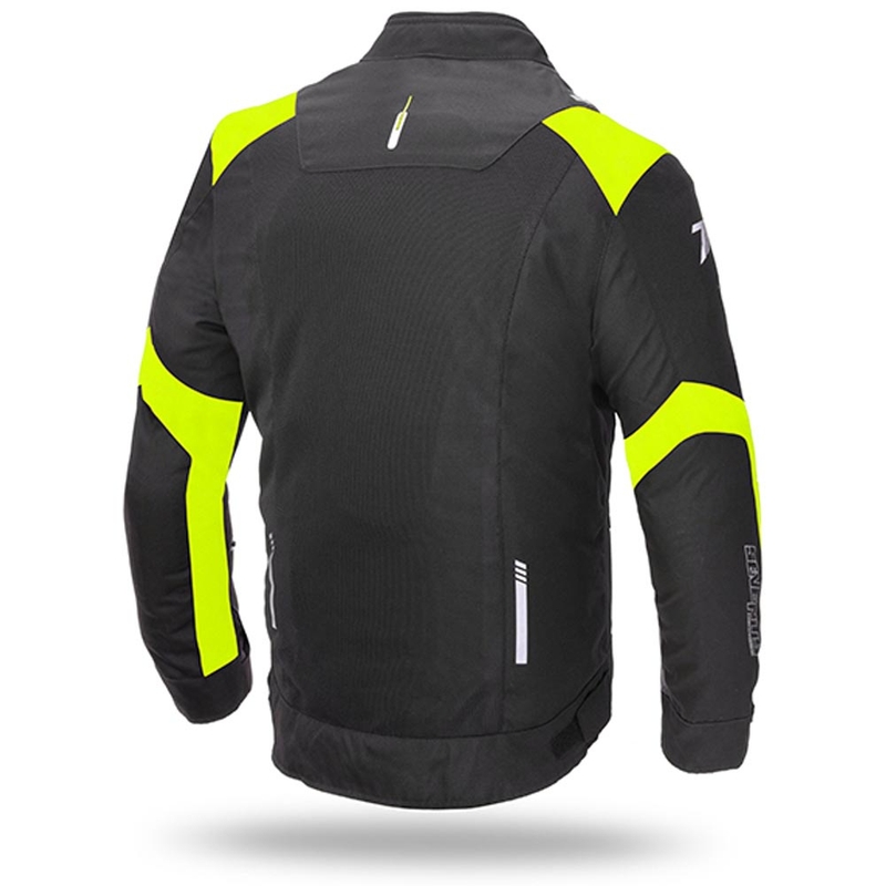Geacă de motocicletă SEVENTY DEGREES SD-JR52 negru-galben-fluo lichidare