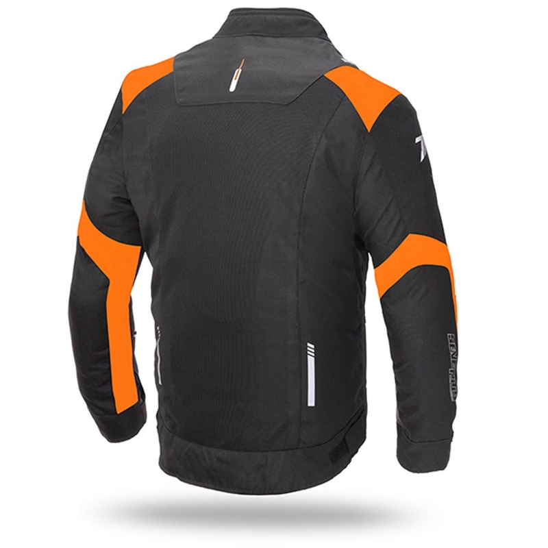 Geacă de motocicletă SEVENTY DEGREES SD-JR52 negru-portocaliu lichidare