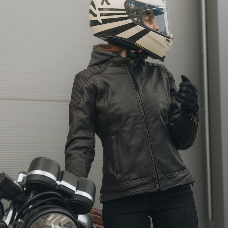 Rebelhorn Impala Vintage jachetă de motocicletă pentru femei Impala Vintage Brown