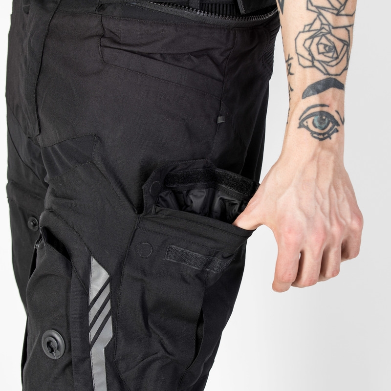 Rebelhorn Patrol pantaloni de motocicletă negru lichidare