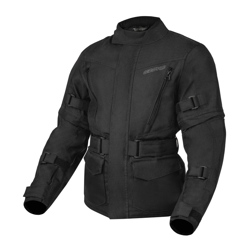 Geacă moto pentru copii Ozone Sahara neagră
