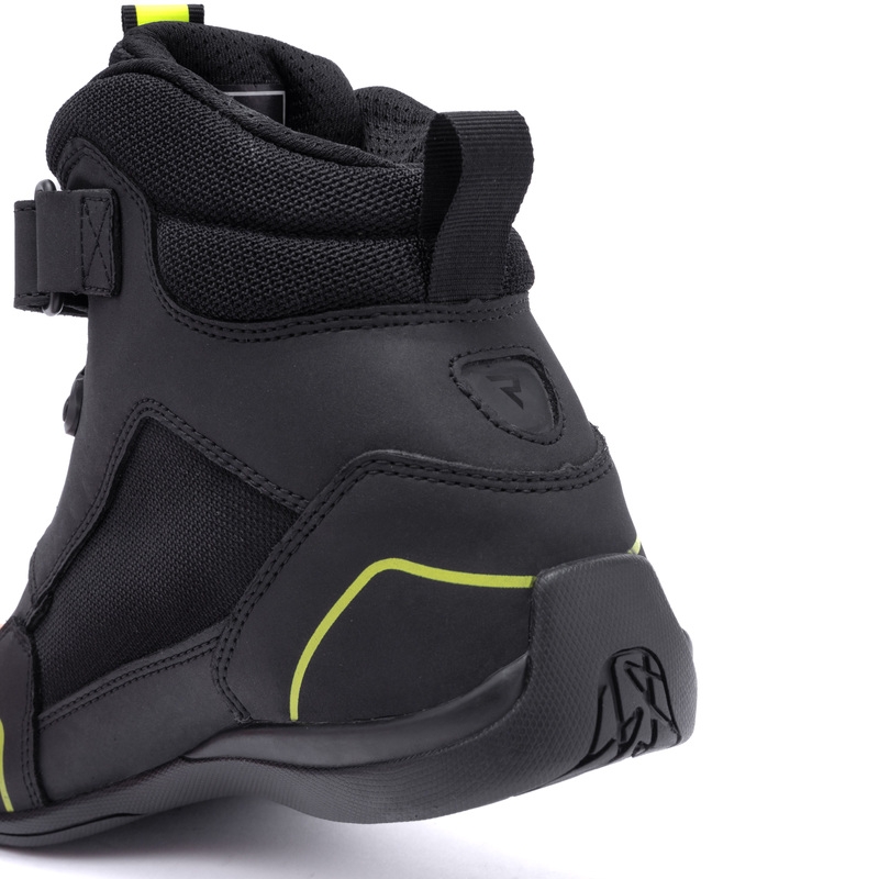 Ghete motociclete Rebelhorn Spark II negru-galben fluo