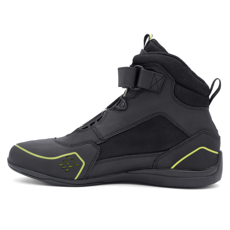 Ghete motociclete Rebelhorn Spark II negru-galben fluo