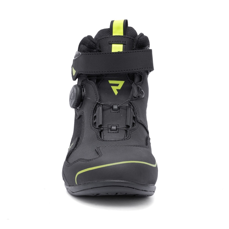 Ghete motociclete Rebelhorn Spark II negru-galben fluo