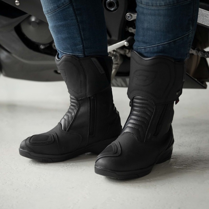 Cizme de motocicletă Ozone Rapid Black Matte pentru femei