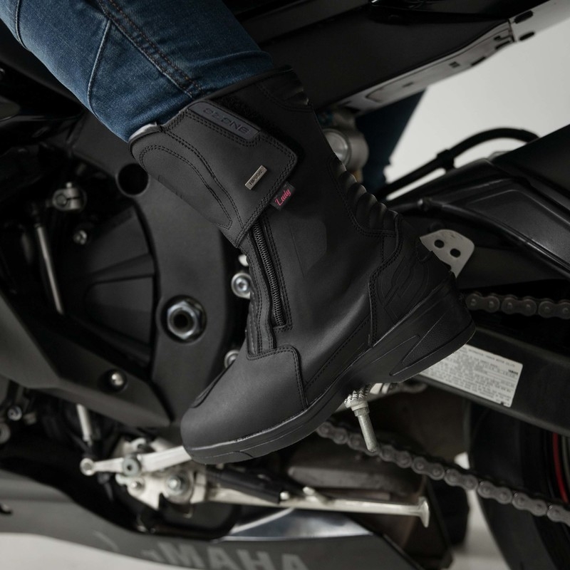 Cizme de motocicletă Ozone Rapid Black Matte pentru femei