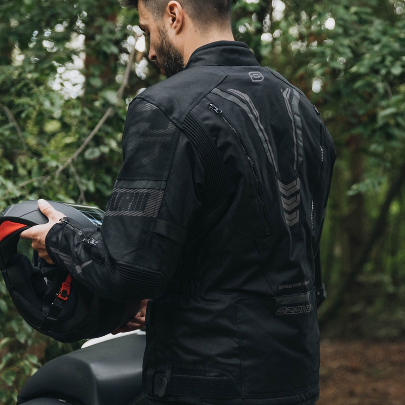 Jachetă de motocicletă Ozone Tour III negru
