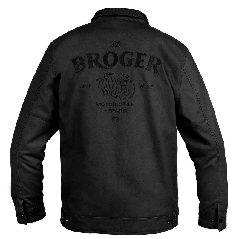 Geacă de motocicletă BROGER Montana negru lichidare