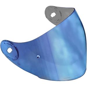 HJC XD-15 oglindă albastru plexi