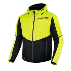 Geacă de motocicletă Shima Daybreaker negru-galben-fluo