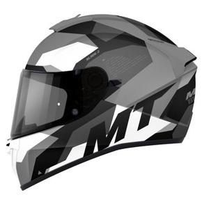 Casca moto integrala MT Blade 2 SV Fade B0 negru-gri-alb