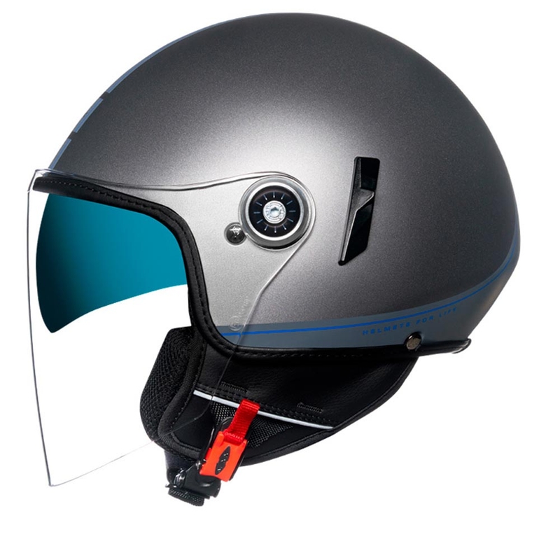 Cască de motocicletă deschisă NEXX SX.60 Sienna titanium vânzare lichidare