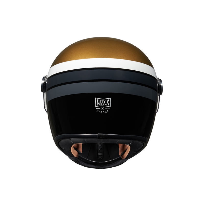 Cască integrală de motociclist NEXX X.G100R Gallon aur-negru lichidare