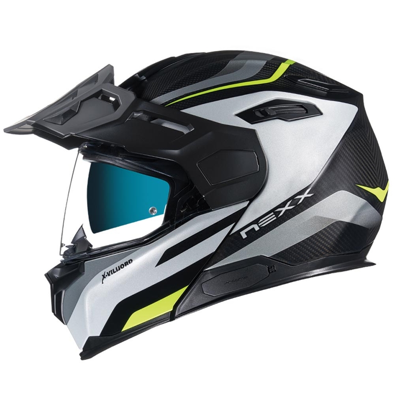 Cască de protecție NEXX X.Vilijord Hiker alb-galben-fluo lichidare