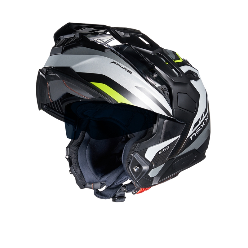 Cască de protecție NEXX X.Vilijord Hiker alb-galben-fluo lichidare