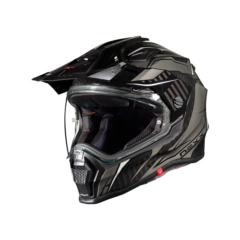 Cască de enduro NEXX X.WRL Atika negru-gri lichidare