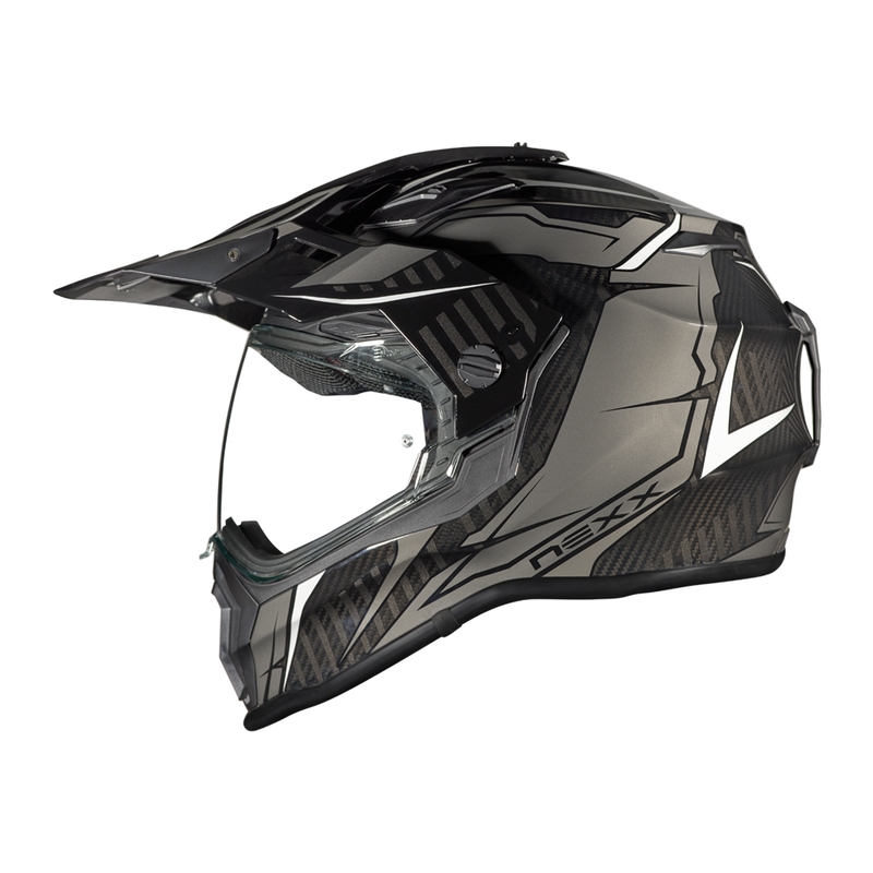 Cască de enduro NEXX X.WRL Atika negru-gri lichidare