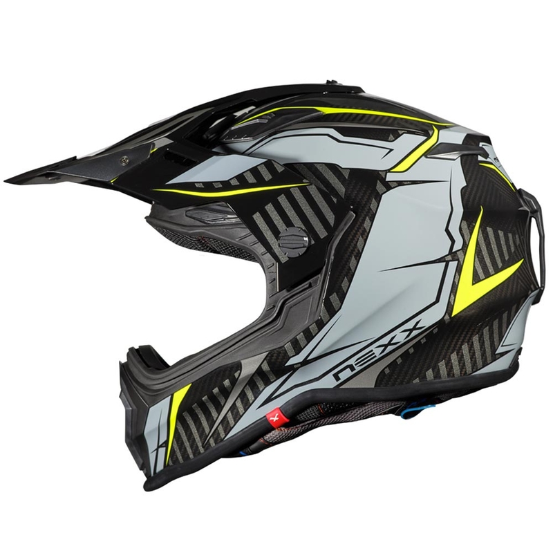 Cască de enduro NEXX X.WRL Atika gri-galben-fluo lichidare