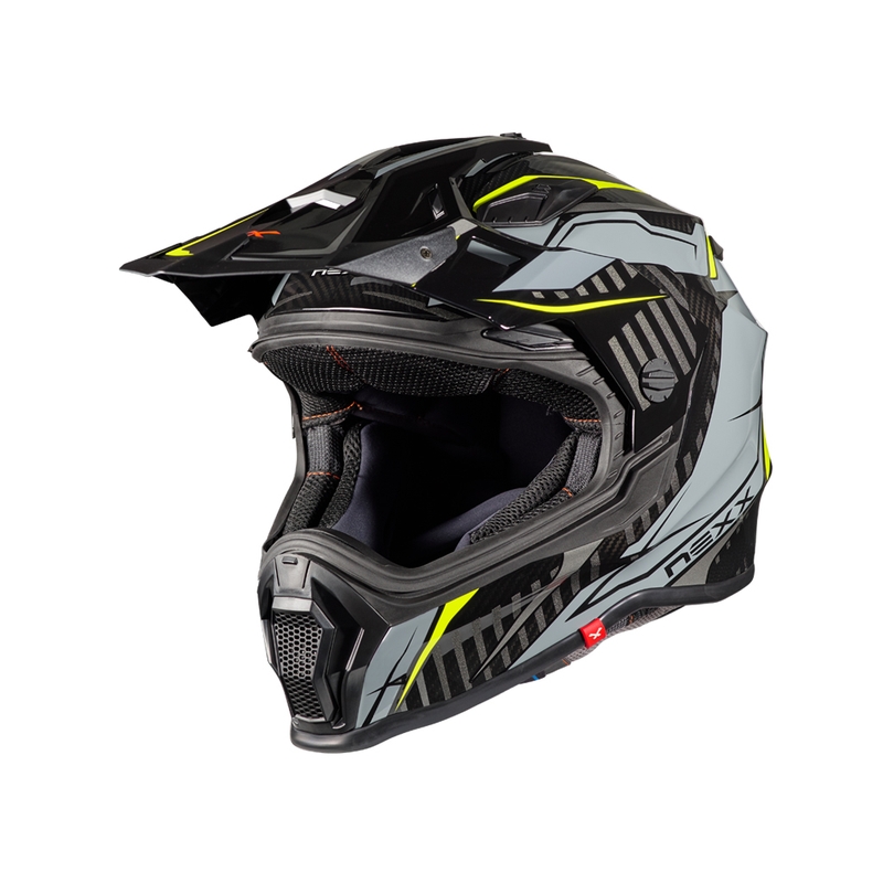 Cască de enduro NEXX X.WRL Atika gri-galben-fluo lichidare