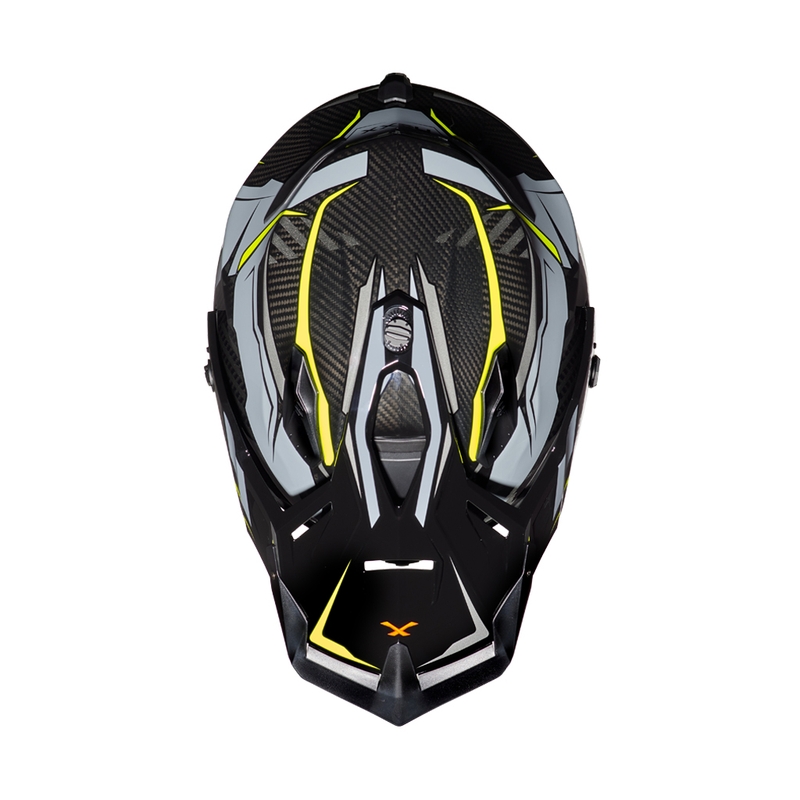 Cască de enduro NEXX X.WRL Atika gri-galben-fluo lichidare