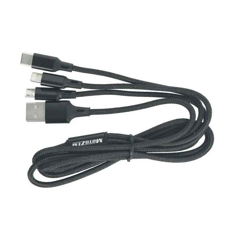 Cablu USB 3in1 MotoZem