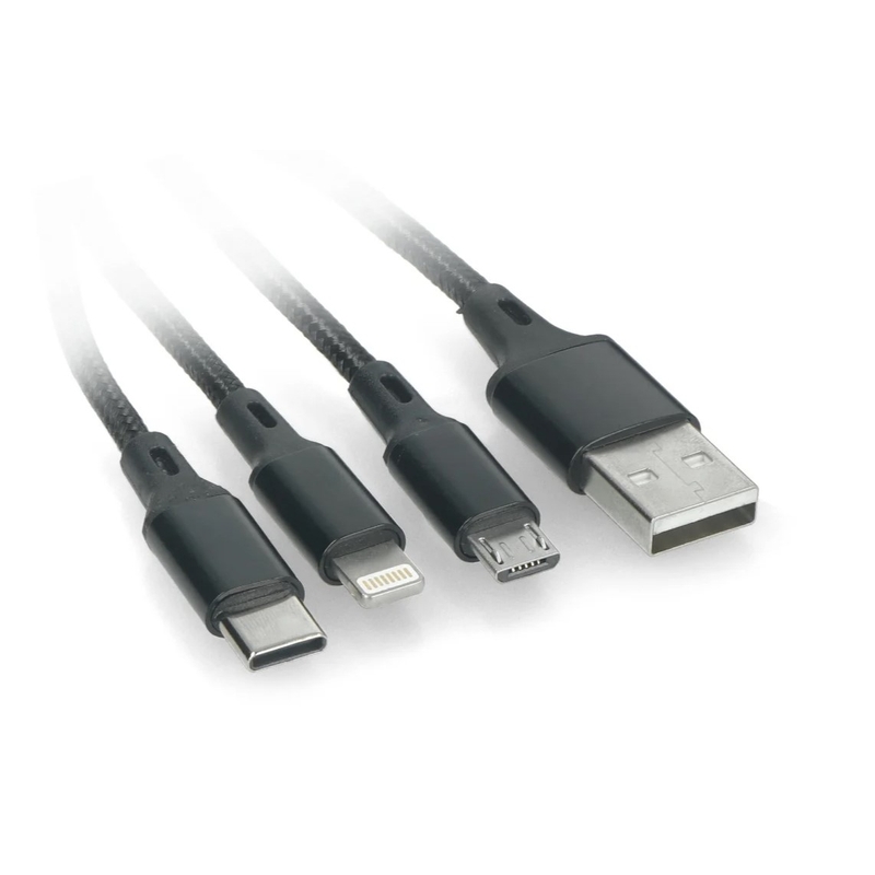 Cablu USB 3in1 MotoZem
