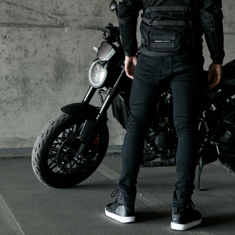 Blugi Rebelhorn Eagle III Negru pentru motociclete lichidare
