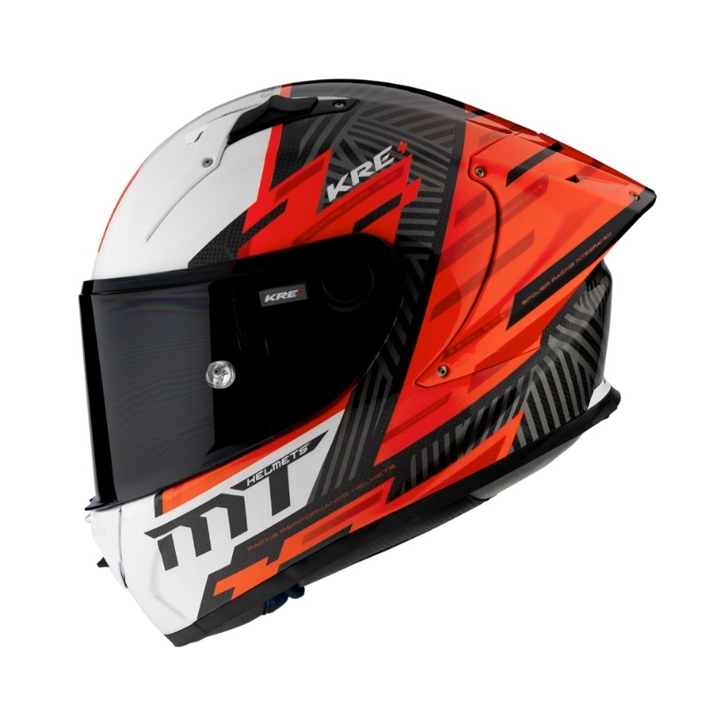 MT FF103PLUSC KRE+ Carbon Brush A5 negru-alb-roșu cască de motocicletă integrală MT FF103PLUSC KRE+ Carbon Brush A5 negru-alb-roșu