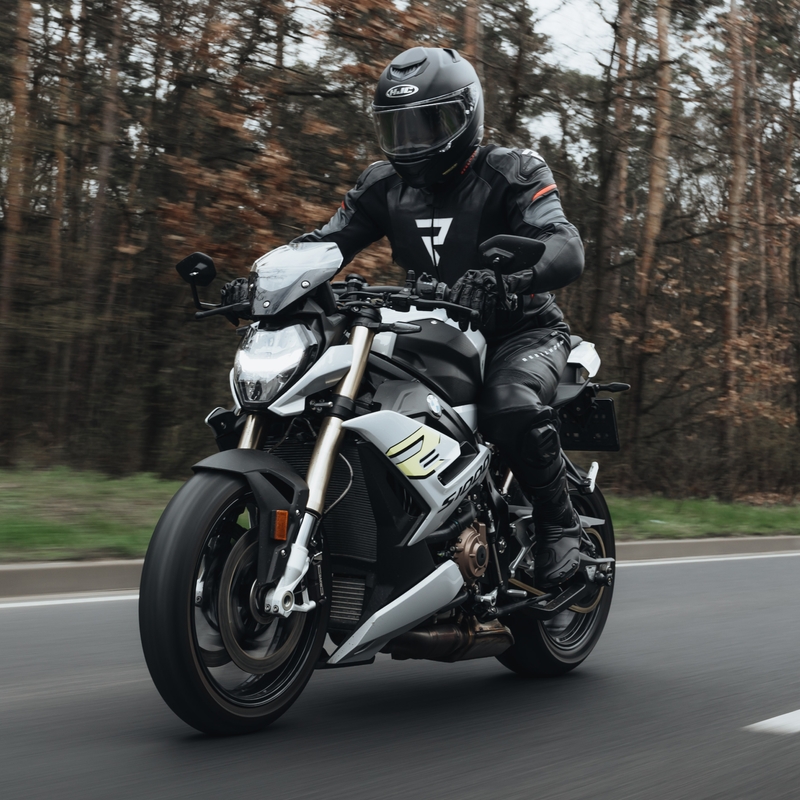 Rebelhorn Veloce Negru-Fluo Red Jacheta de motocicletă din piele de culoare negru-fluo roșu
