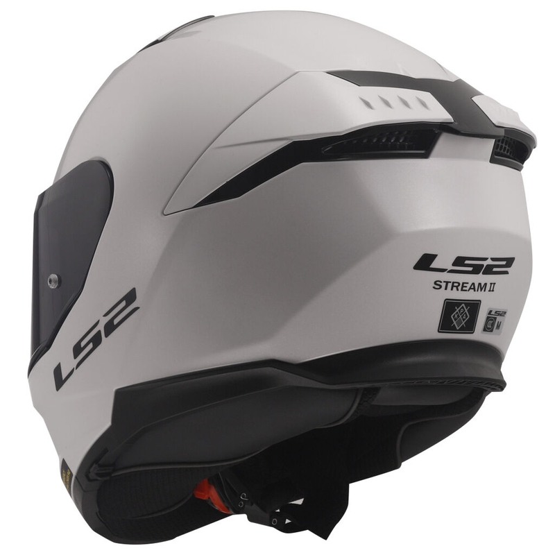 Cască integrală pentru motocicletă LS2 FF808 Stream II, alb lucios