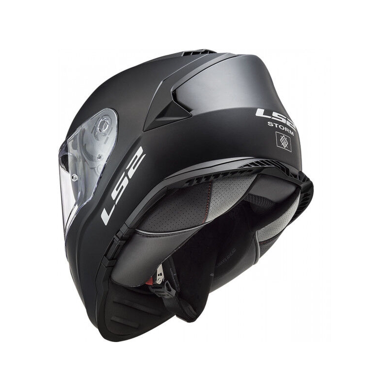 Cască de motocicletă LS2 FF800 Storm II Solid Matte Black Integral pentru motociclete