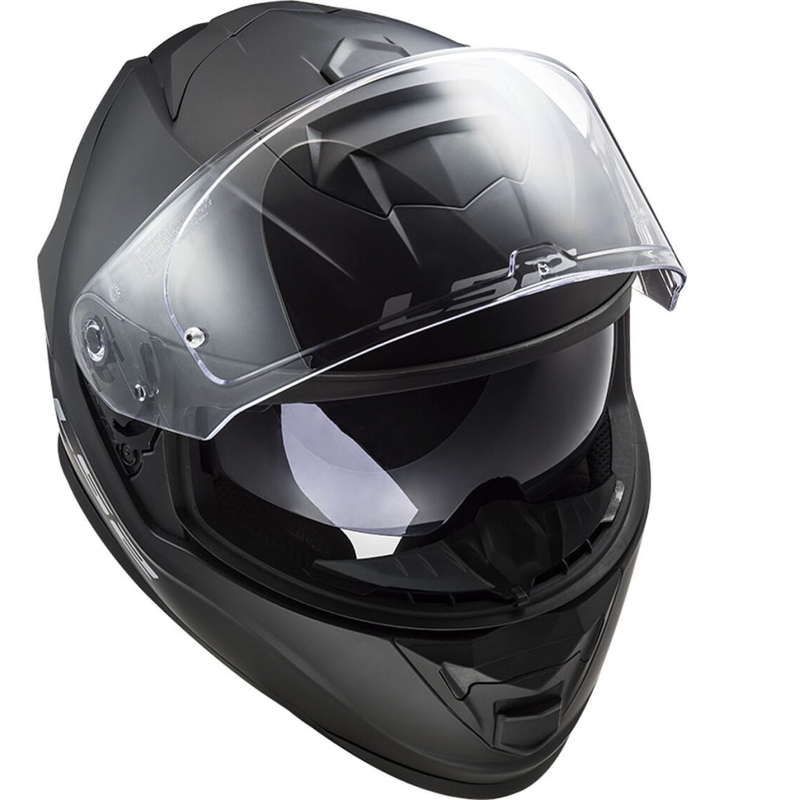 Cască de motocicletă LS2 FF800 Storm II Solid Matte Black Integral pentru motociclete