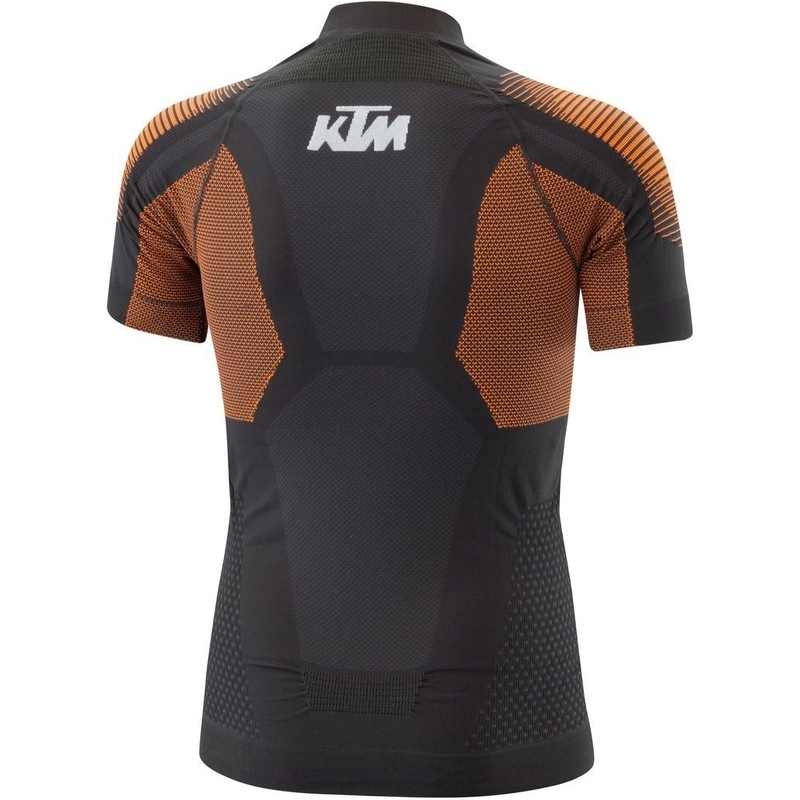 Cămașă termică cu mânecă scurtă KTM Performance negru-portocaliu lichidare