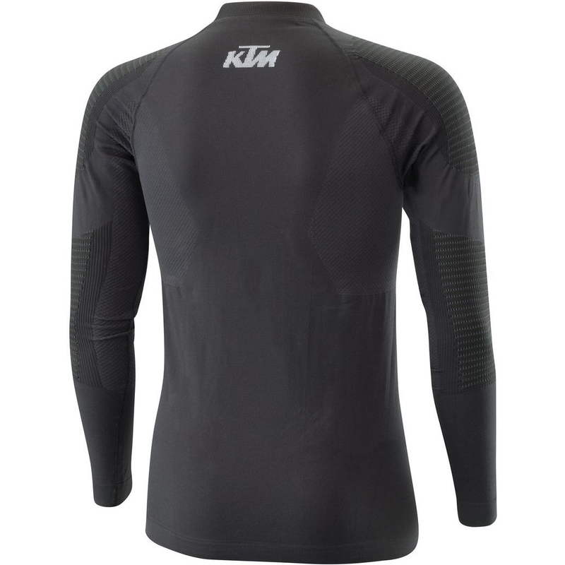 KTM Touring tricou termic cu mânecă lungă negru-portocaliu