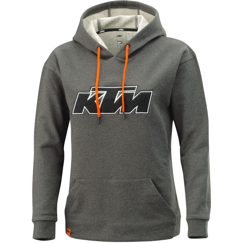 KTM Patch Hoodie gri pentru femei lichidare