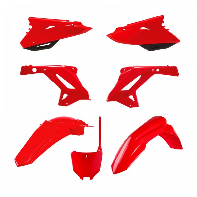 Kit plastice POLISPORT restyling Rosu pentru HONDA CR 125 R 2000-2001, HONDA CR 250 R 2000-2001