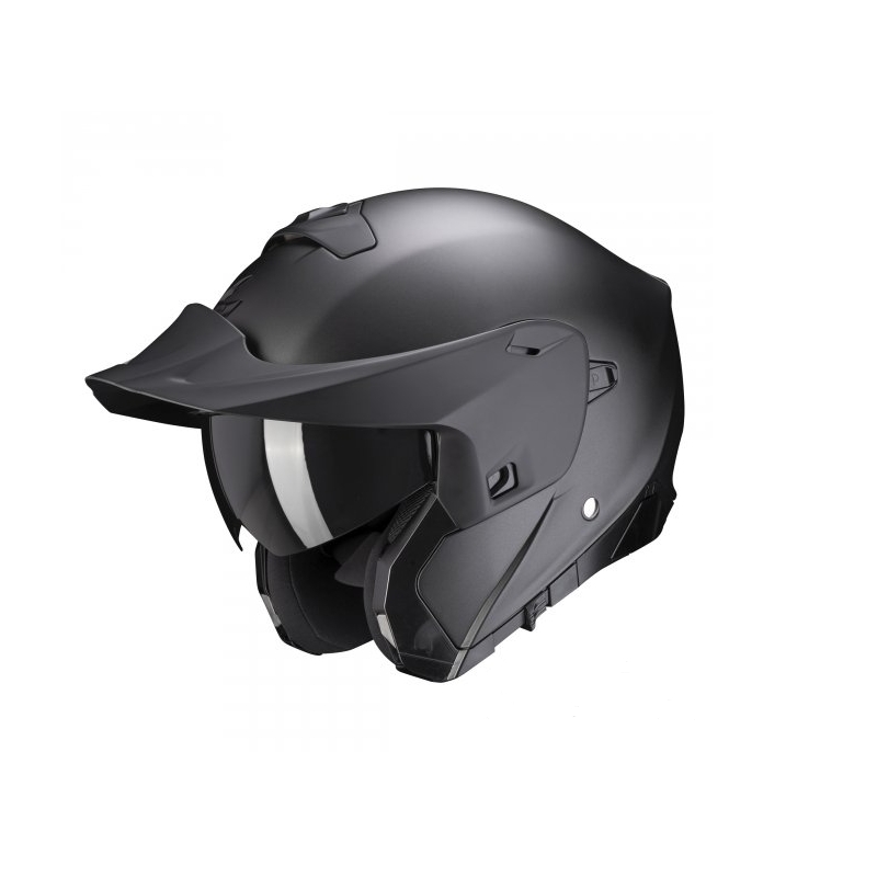 Cască de motocicletă rabatabilă Scorpion EXO-930 EVO Solid negru