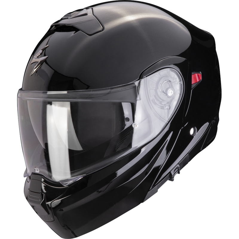Cască de motocicletă rabatabilă Scorpion EXO-930 EVO Solid negru
