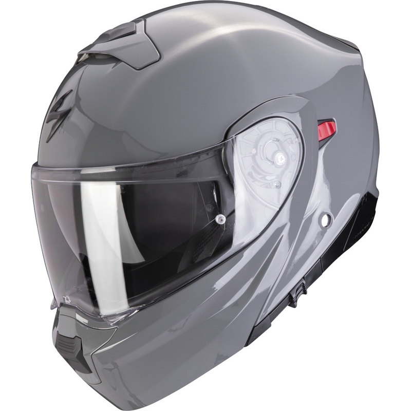 Cască de motocicletă rabatabilă Scorpion EXO-930 EVO Gri solid