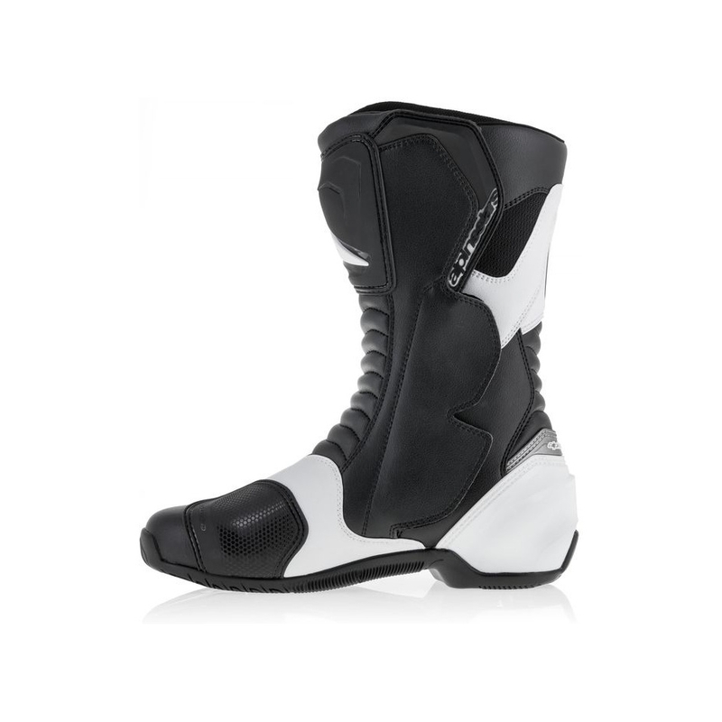 Ghete moto Alpinestars SMX-S negru-alb
