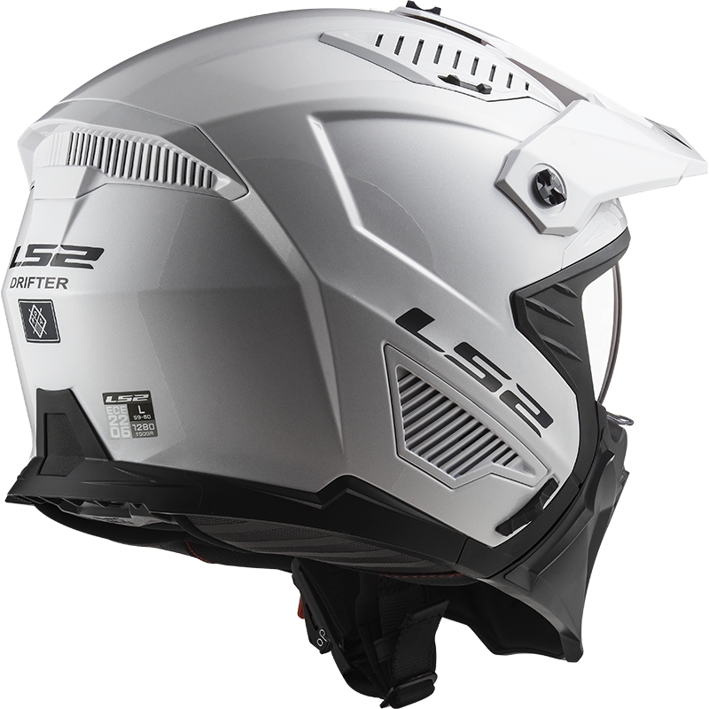 Cască de motocicletă LS2 OF606 Drifter Solid white