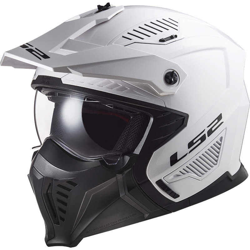 Cască de motocicletă LS2 OF606 Drifter Solid white