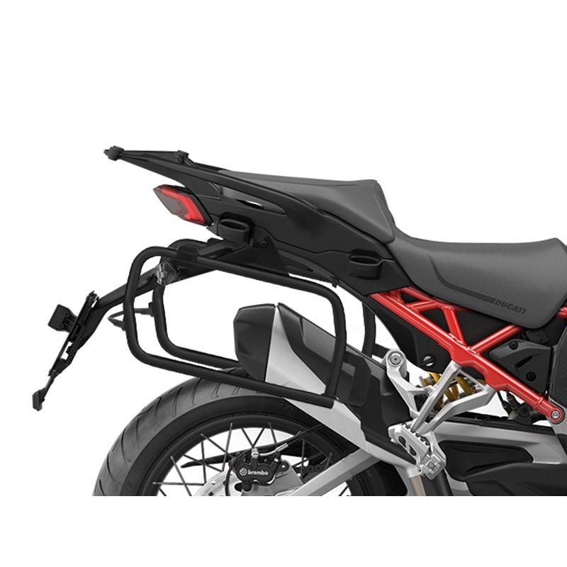 Set complet de cutii laterale de aluminiu, SHAD TERRA, 36L / 47L, incluzand kit de montaj SHAD Ducati Multistrada 1200 V4