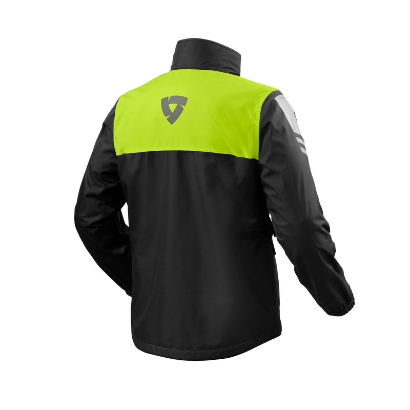 Revit Nitric 4 H2O jachetă de ploaie de motocicletă negru-fluo galbenă