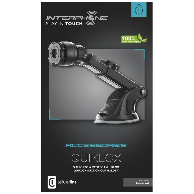 Mâner pentru interfon QUIKLOX cu ventuză de aspirație